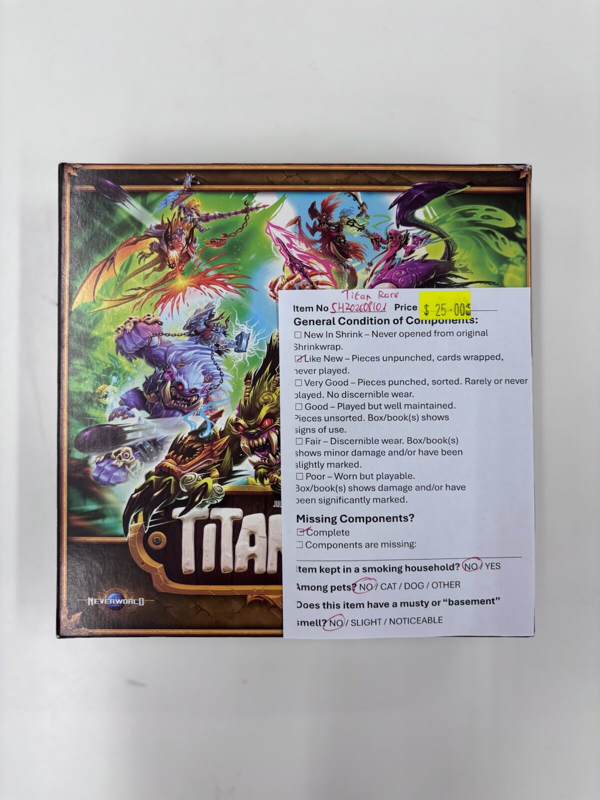 Titan Race (Second Hand)