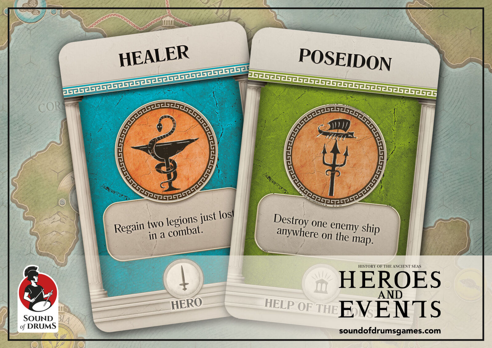 History of the Ancient Seas: Heroes and Events Cards