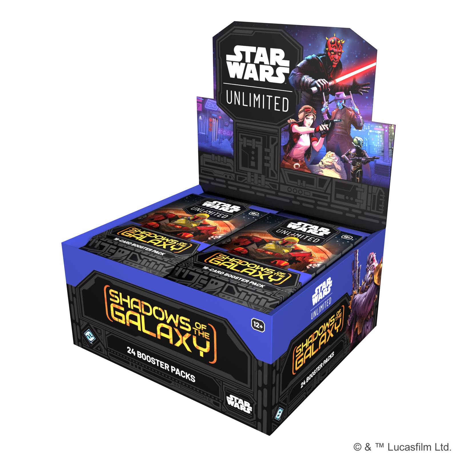 Star Wars Unlimited: Shadows of the Galaxy Booster Display