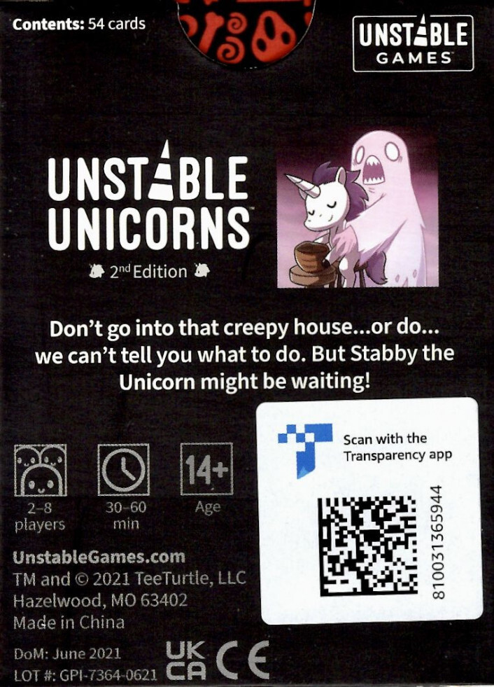 Unstable Unicorns: Nightmares Expansion Pack