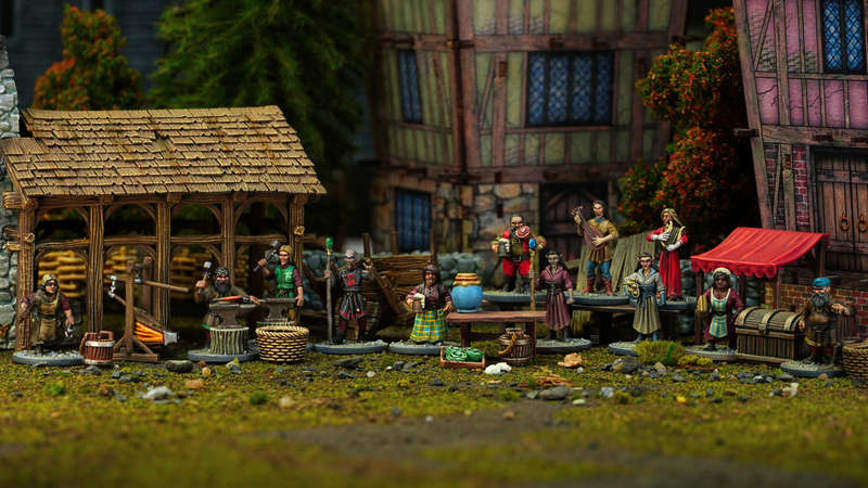 Classic Fantasy: Villagers (2): Elves & Dwarves