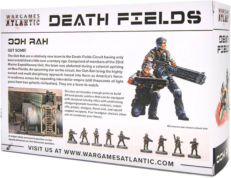 Death Fields - Ooh Rah - 24x 28mm Sci-Fi Troops