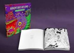 5th Edition Adventures Outlined Colouring Book Monster Manual 1
