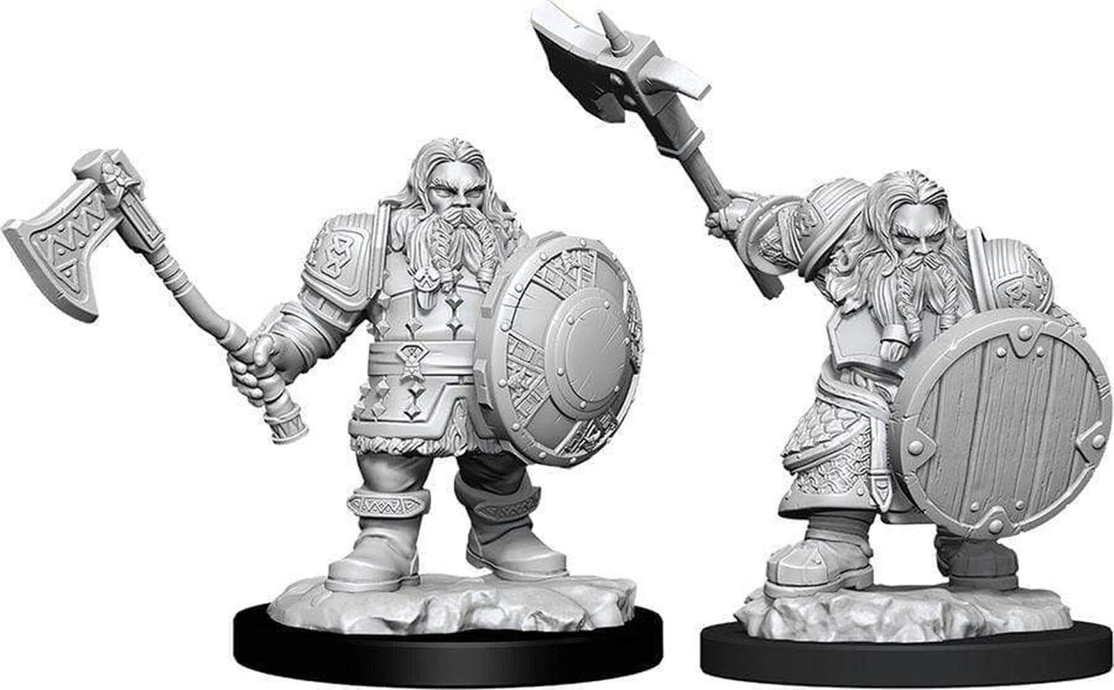 D&D Nolzurs Marvelous Unpainted Minis: Dwarf Male Fighter