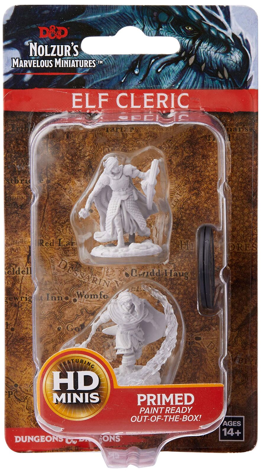 D&D Nolzurs Marvelous Unpainted Minis: Elf Male Cleric