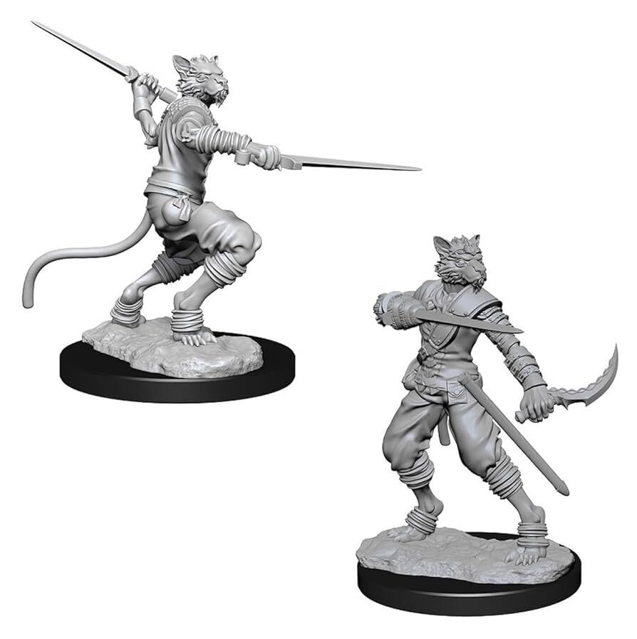 D&D Nolzurs Marvelous Unpainted Minis: Male Tabaxi Rogue