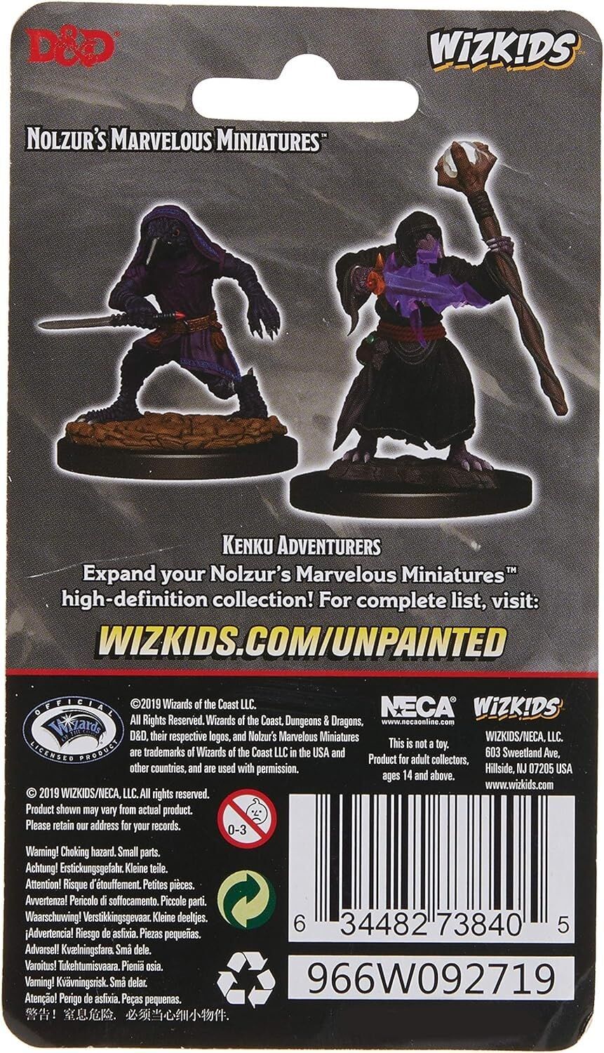 D&D Nolzurs Marvelous Unpainted Minis: Kenku Adventurers