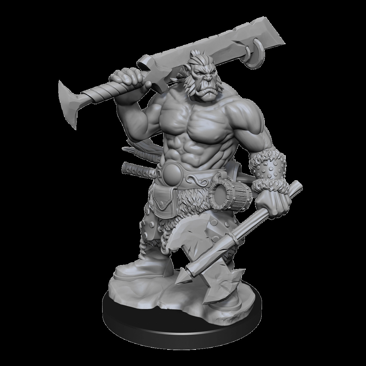 D&D Frameworks Orc Barbarian Male