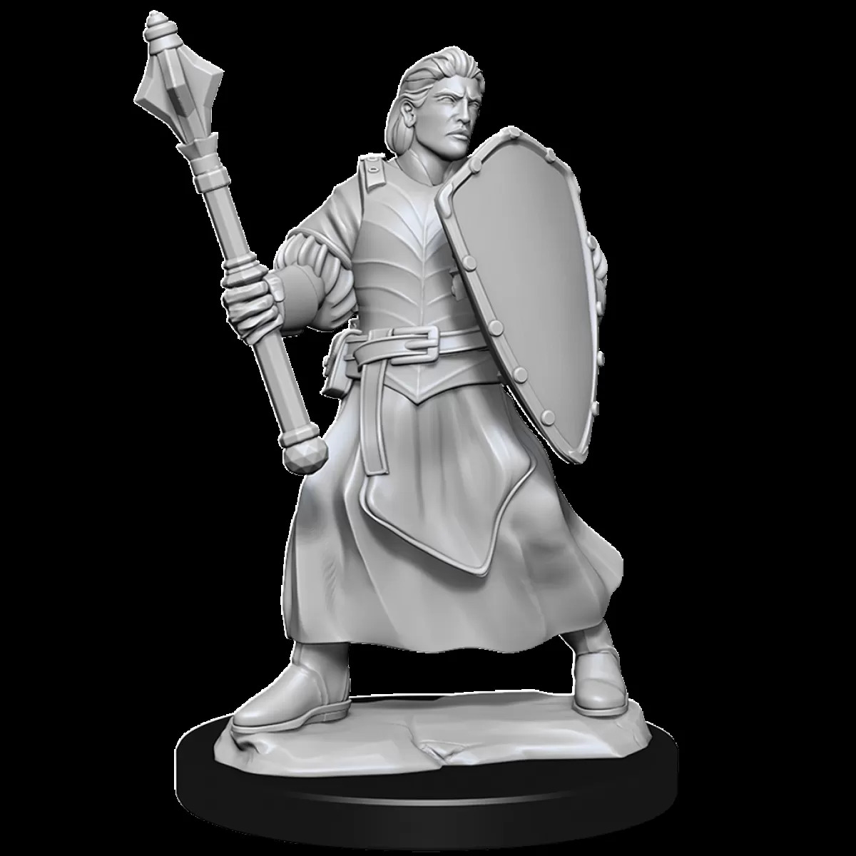 Critical Role: Unpainted Miniatures - Human Clovis Concord Cleric Male
