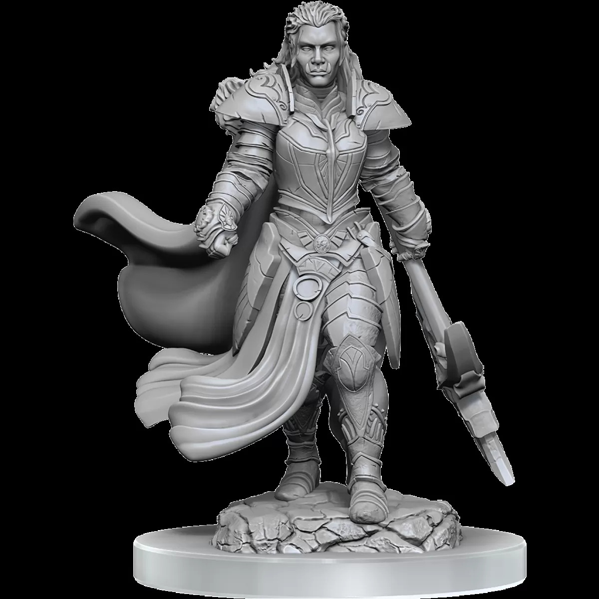 D&D Nolzurs Marvelous Unpainted Minis: Orc Fighter Female