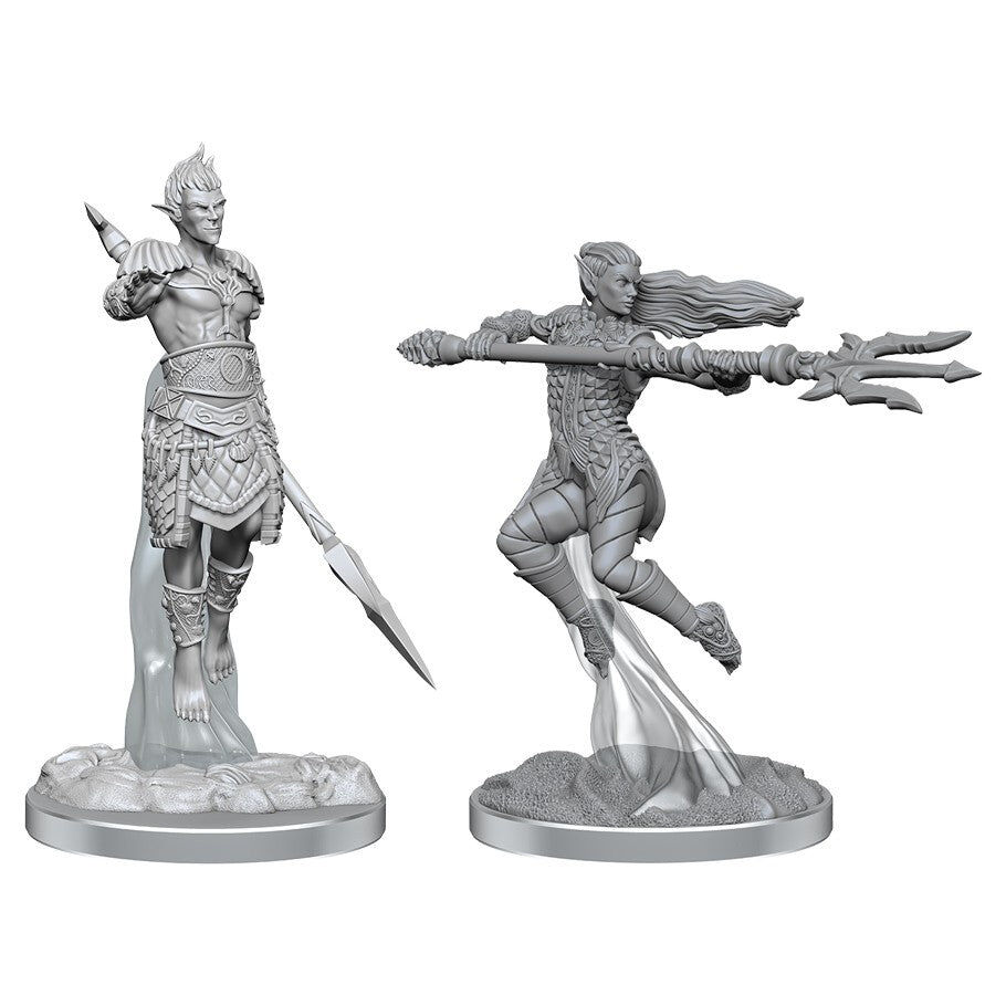 D&D Nolzurs Marvelous Unpainted Minis: Sea Elf Fighters