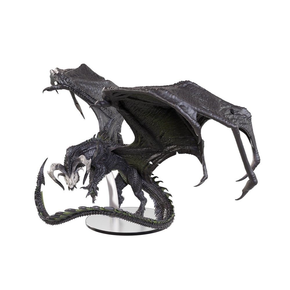 D&D Icons of the Realms: Adult Black Dragon Corrupter (Pre-painted)