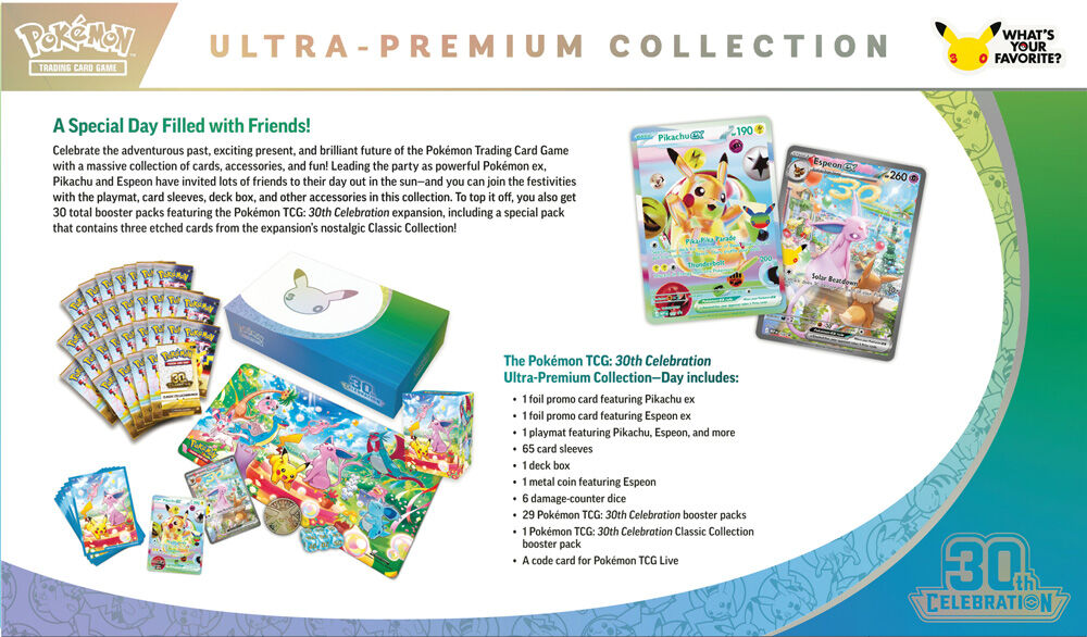 Pokémon TCG: 30th Celebration Ultra-Premium Collection Day / Night (1)