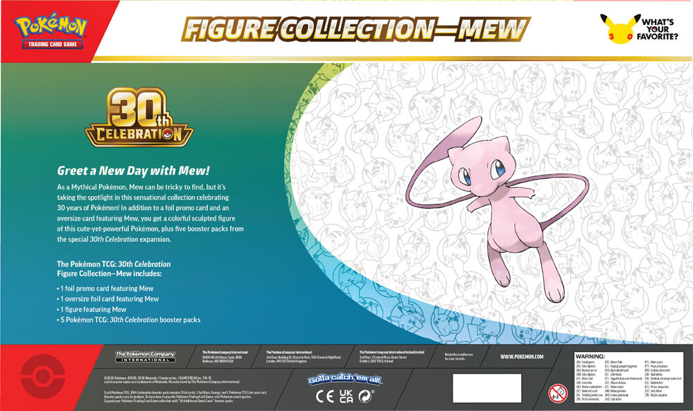 Pokémon TCG: 30th Celebration Figure Collection - Mew / Mewtwo (1)