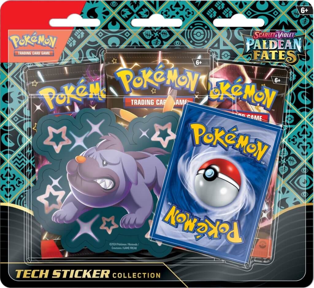 POKÉMON TCG Scarlet & Violet 4.5 Paldean Fates Tech Sticker Blister (1)