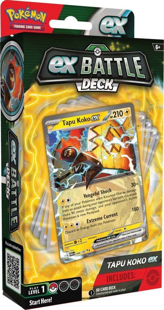 POKÉMON TCG: Tapu Koko ex/Iron Leaves ex Battle Deck