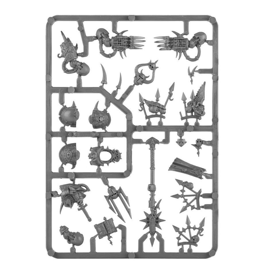 43-12 Chaos Space Marines: Chaos Lord in Terminator Armour/Sorcerer in Terminator Armour