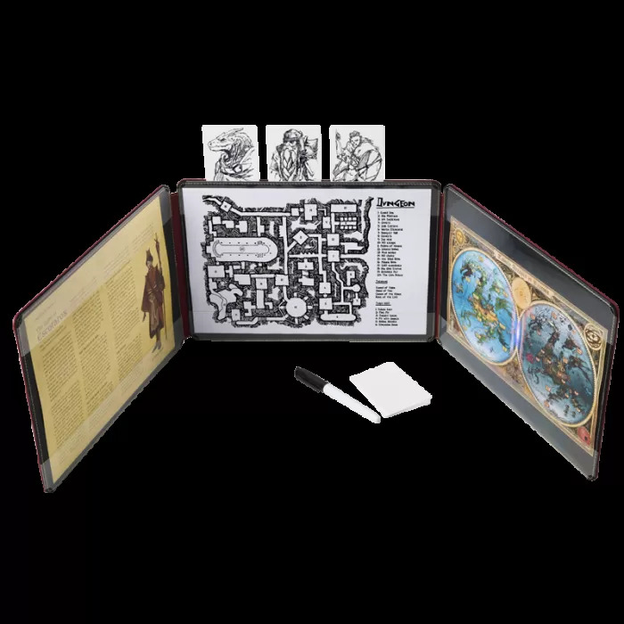 Dragon Shield Roleplaying Game Masters Screen - Blood Red