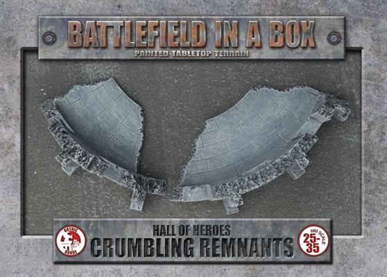 Battlefield in a Box: BB526 Gothic Battlefields - Hall of Heroes Crumbling Remants - 30mm (2 pc)