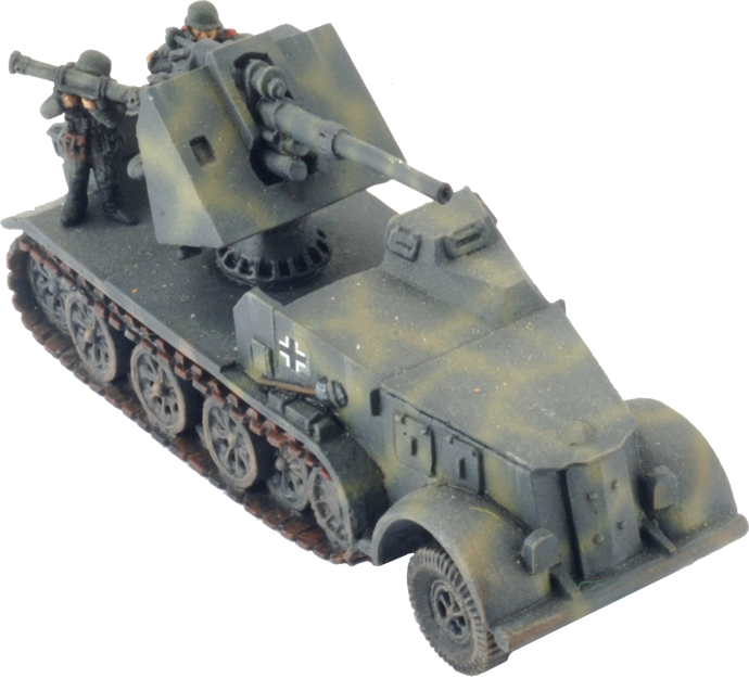 Flames of War: German: Bunkerflak Tank-Hunter Platoon (x2)