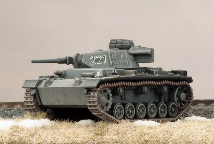 Flames of War: German: Panzer III/StuG III A Platoon (x5 Plastic)