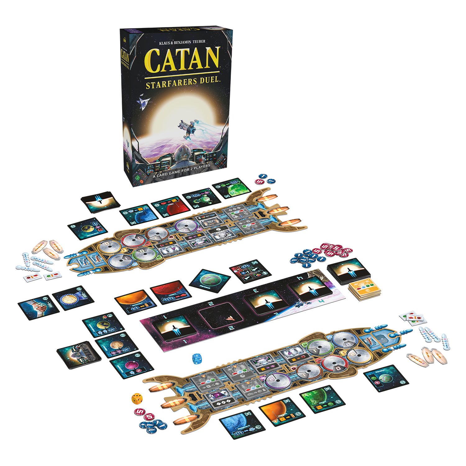 Catan Starfarers Duel: A Card Game for Two Players