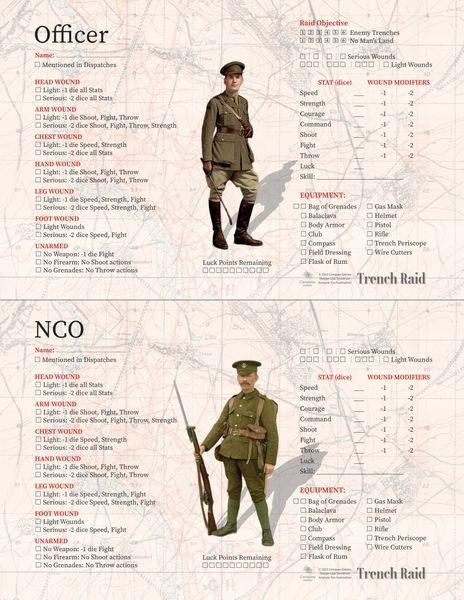 Trench Raid: Solitaire Patrol Command on the WW1 Western Front