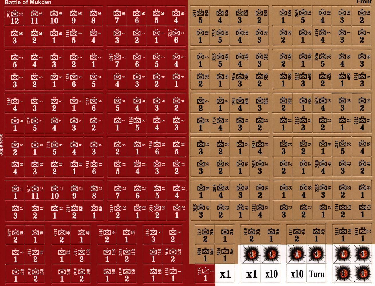 Strategy & Tactics #326:  Battle of Mukden 1905