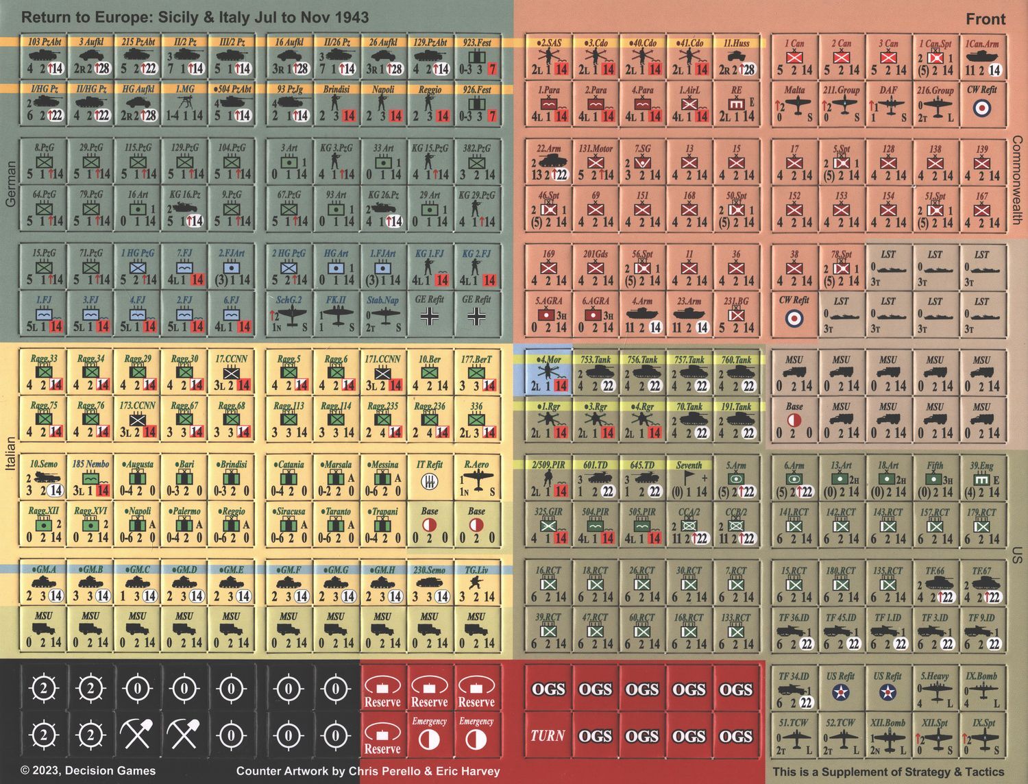 Strategy & Tactics #341: Return to Europe, Sicily & Italy Jul-Nov 1943