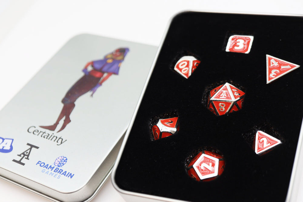 Acquisitions Inc Metal Character Dice: Certainty (2nd Edition)