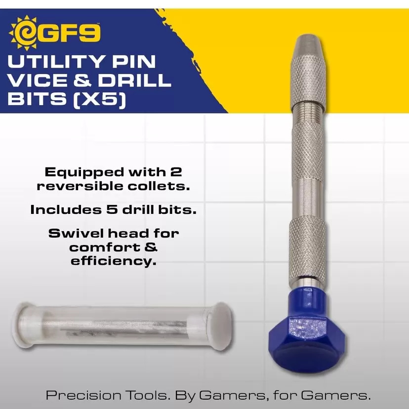 Precision Hobby Tools - Utility Pin Vice & Drill Bits (3)