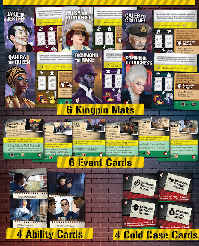 Tiny Epic Crimes: Kingpins Expansion