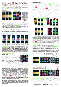 Gem: A Charming Auction Game