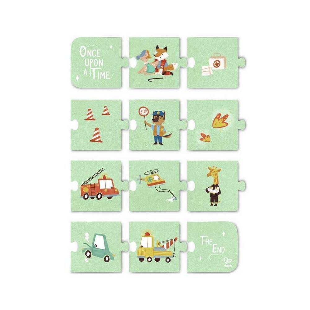 Hape: Rescue Vehicles Puzzle