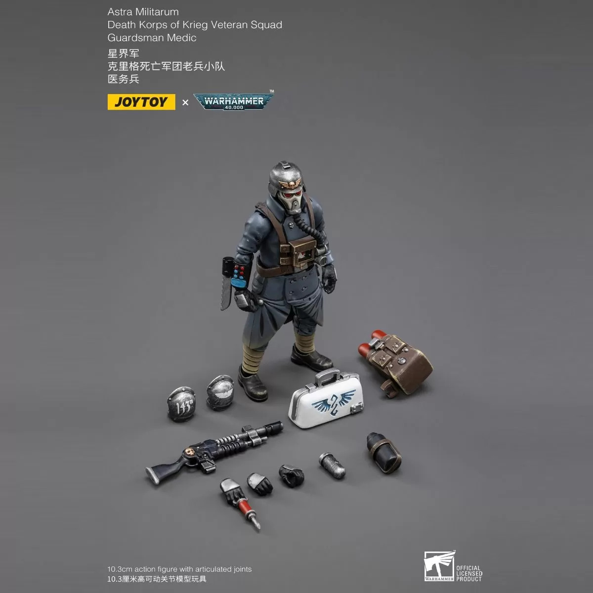 Warhammer Collectibles: 1/18 Scale Death Korps of Krieg Veteran Squad Guardsman Medic