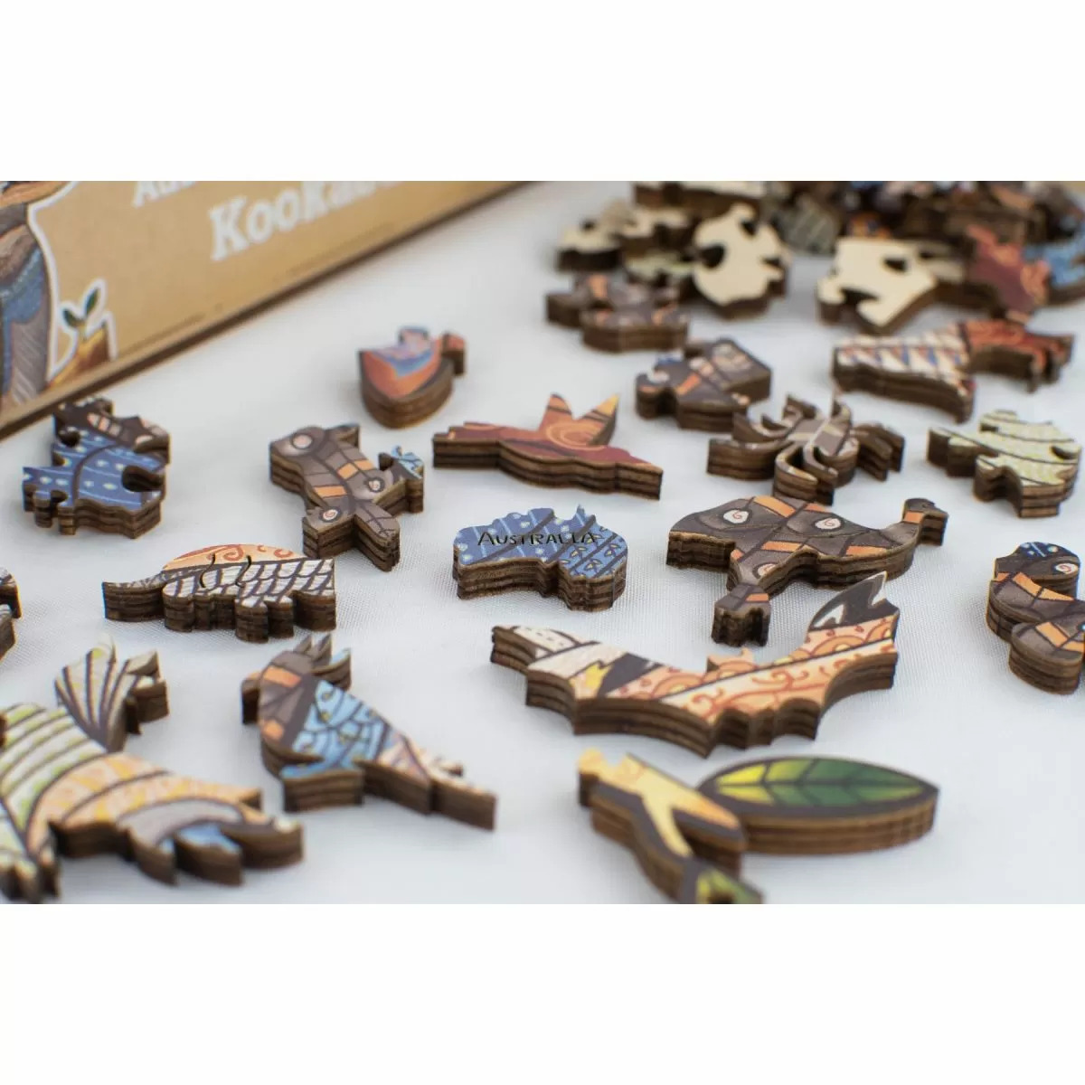 Wooden Puzzle Australiana Series 01 Kookaburra