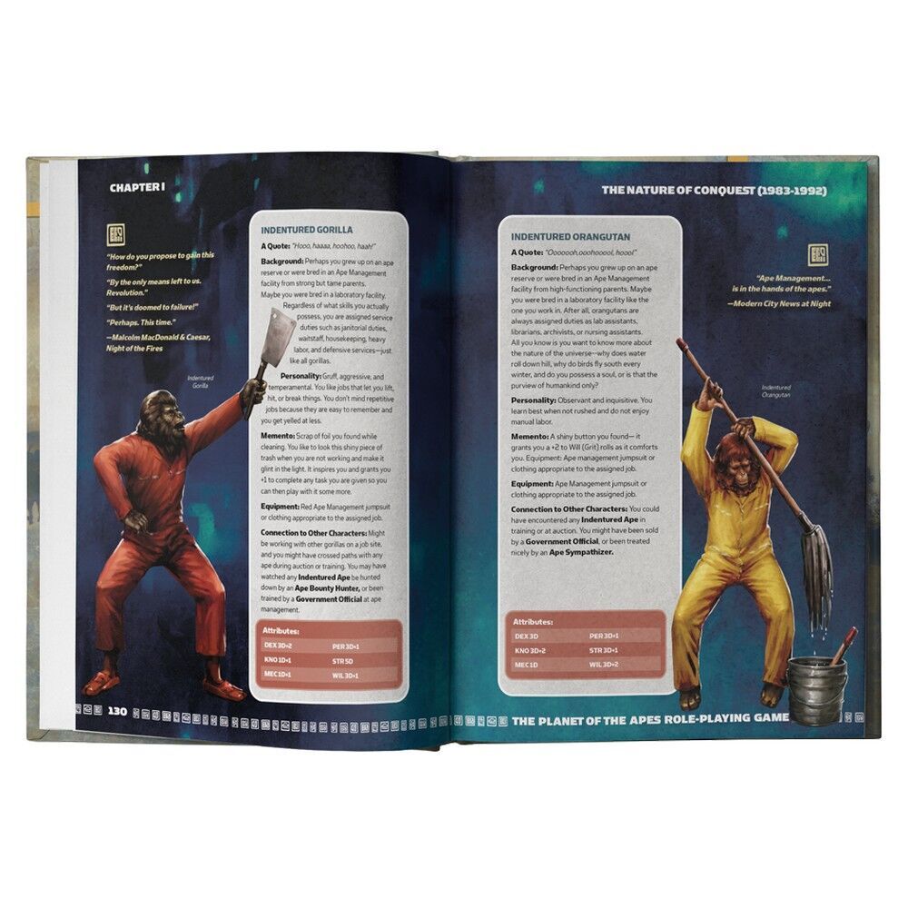 Planet of the Apes RPG: The ANSA Files Sourcebook