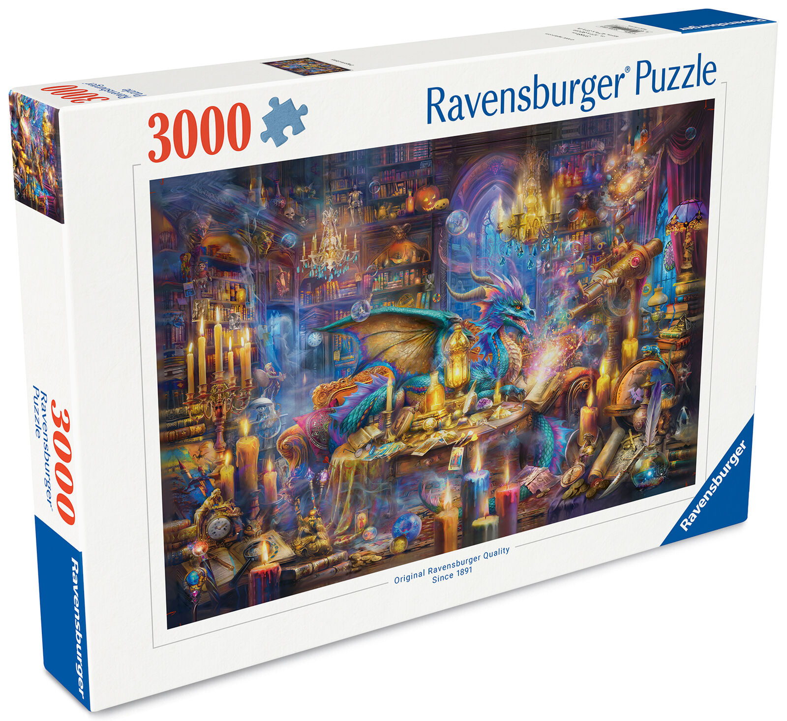Dragon's Library Jigsaw Puzzle 3000pc