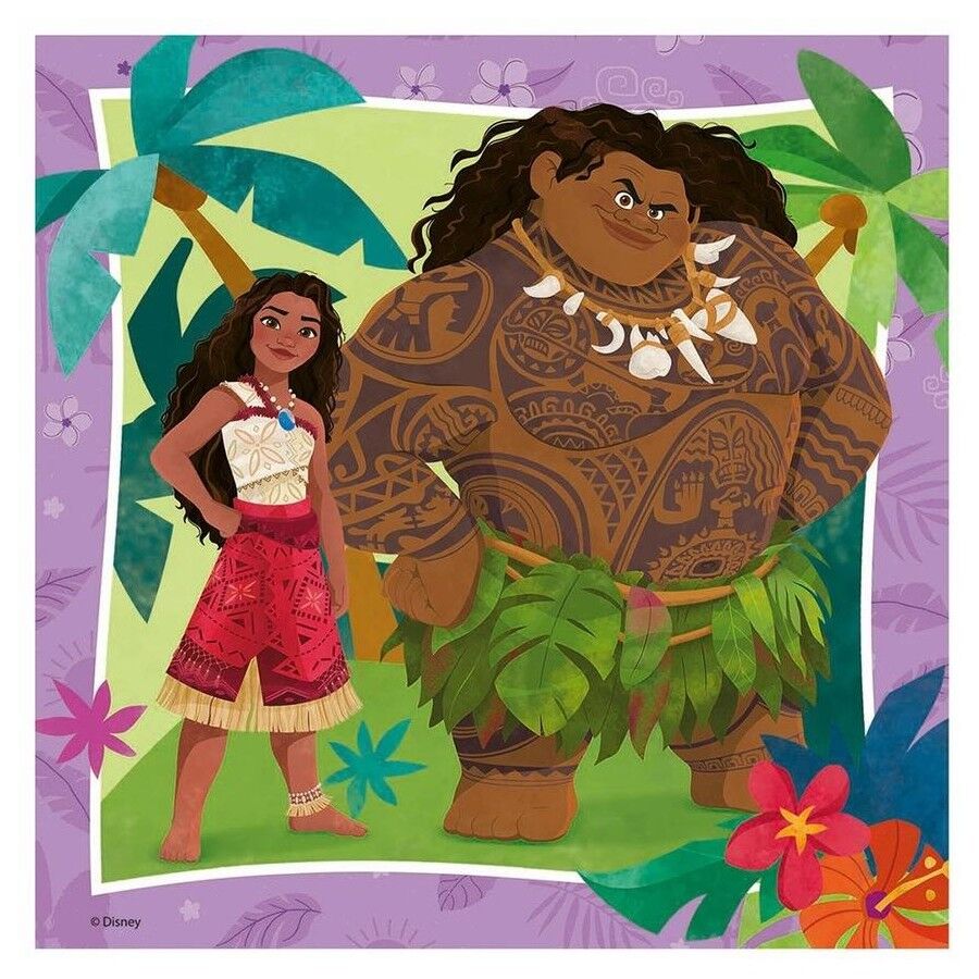 Moana 2 Jigsaw Puzzle 3x49pc