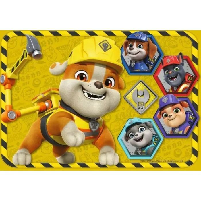 Rubble & Crew Team in Action! Jigsaw Puzzle 2x12pc