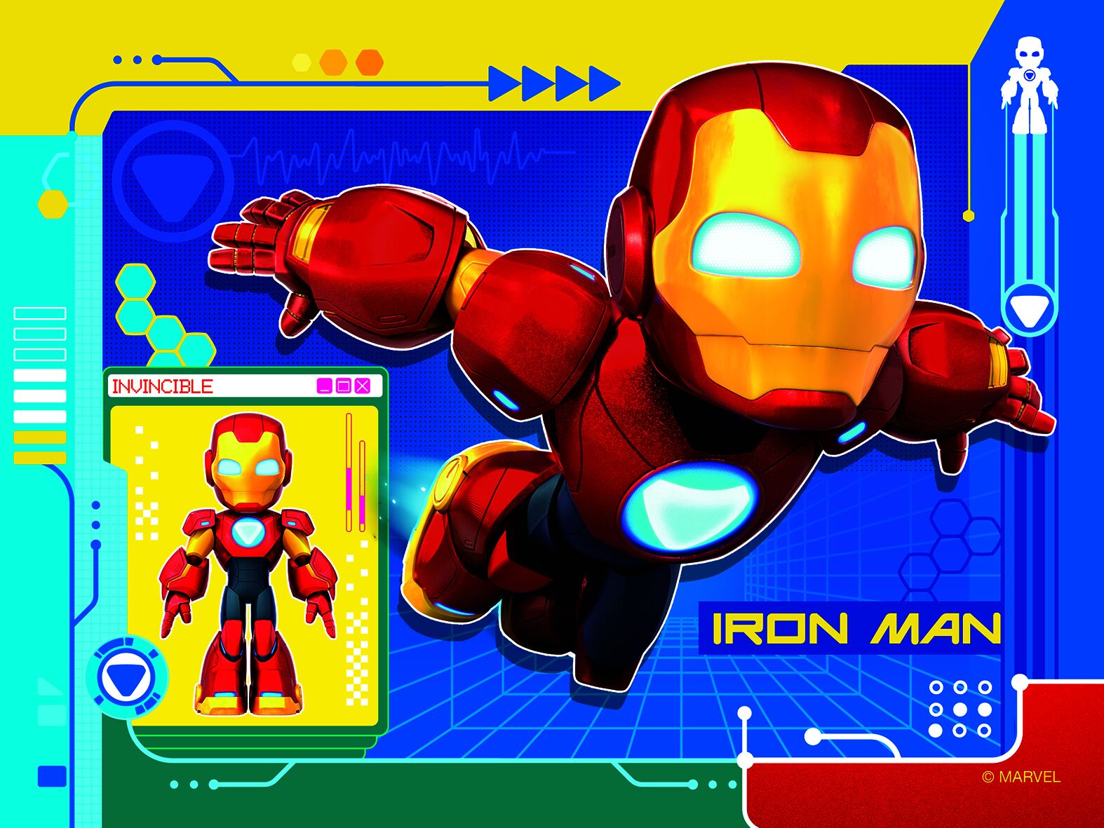 Iron Man & Friends Jigsaw Puzzles 12/16/20/24pc