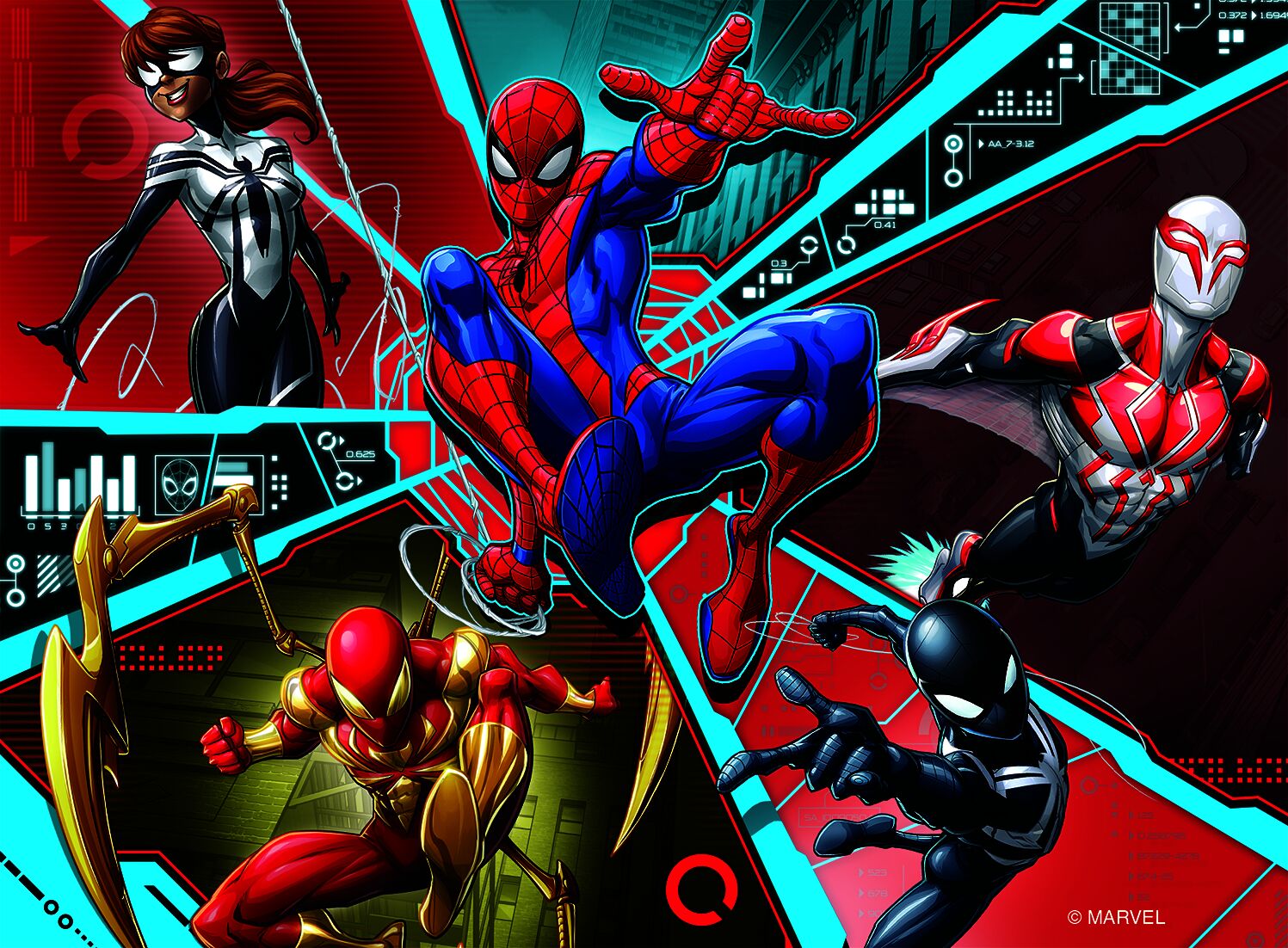 Marvel Spider-Man Jigsaw Puzzle 4-Pack 12/16/20/24pcs