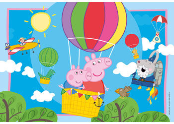 Peppa's Adventures Jigsaw Puzzle 2x12pc