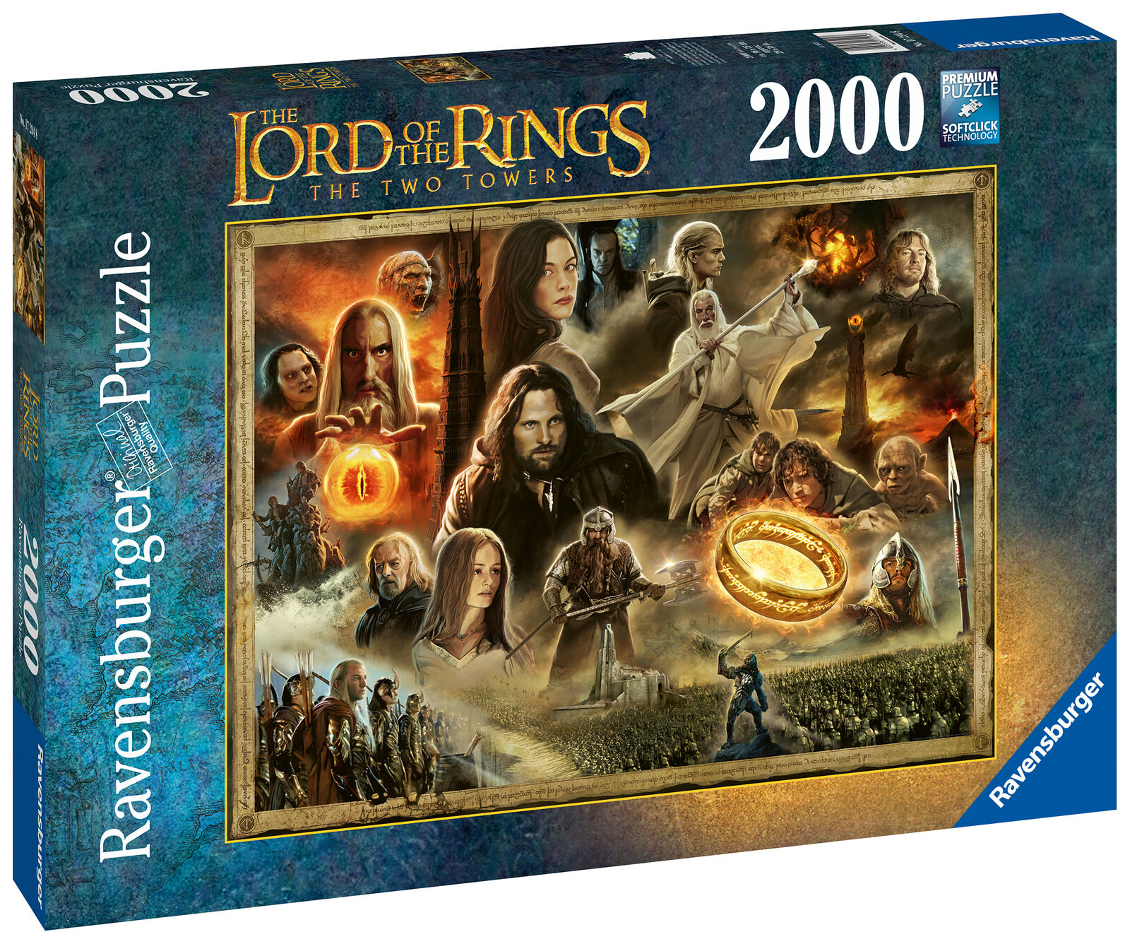 Lord of the Rings Two Towers Jigsaw Puzzle 2000pc