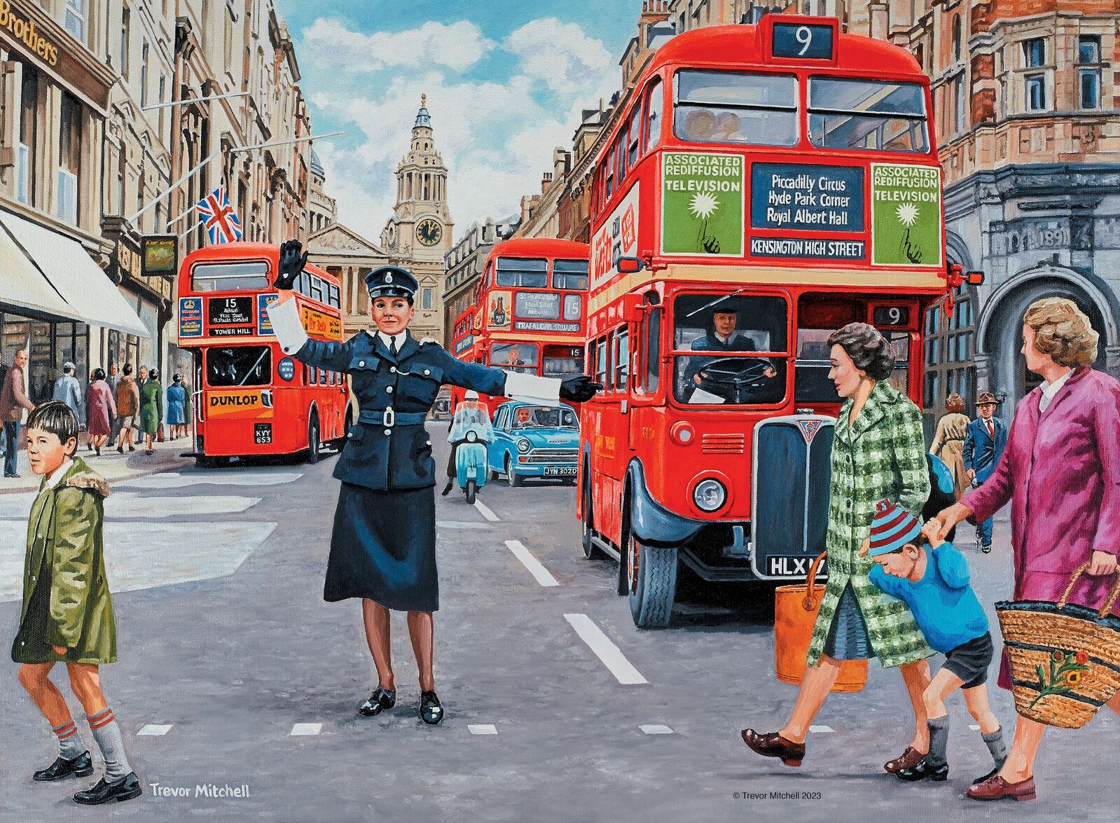 Trevor Mitchell: Happy Days No6 - Work Day Memories 4 x 500pc