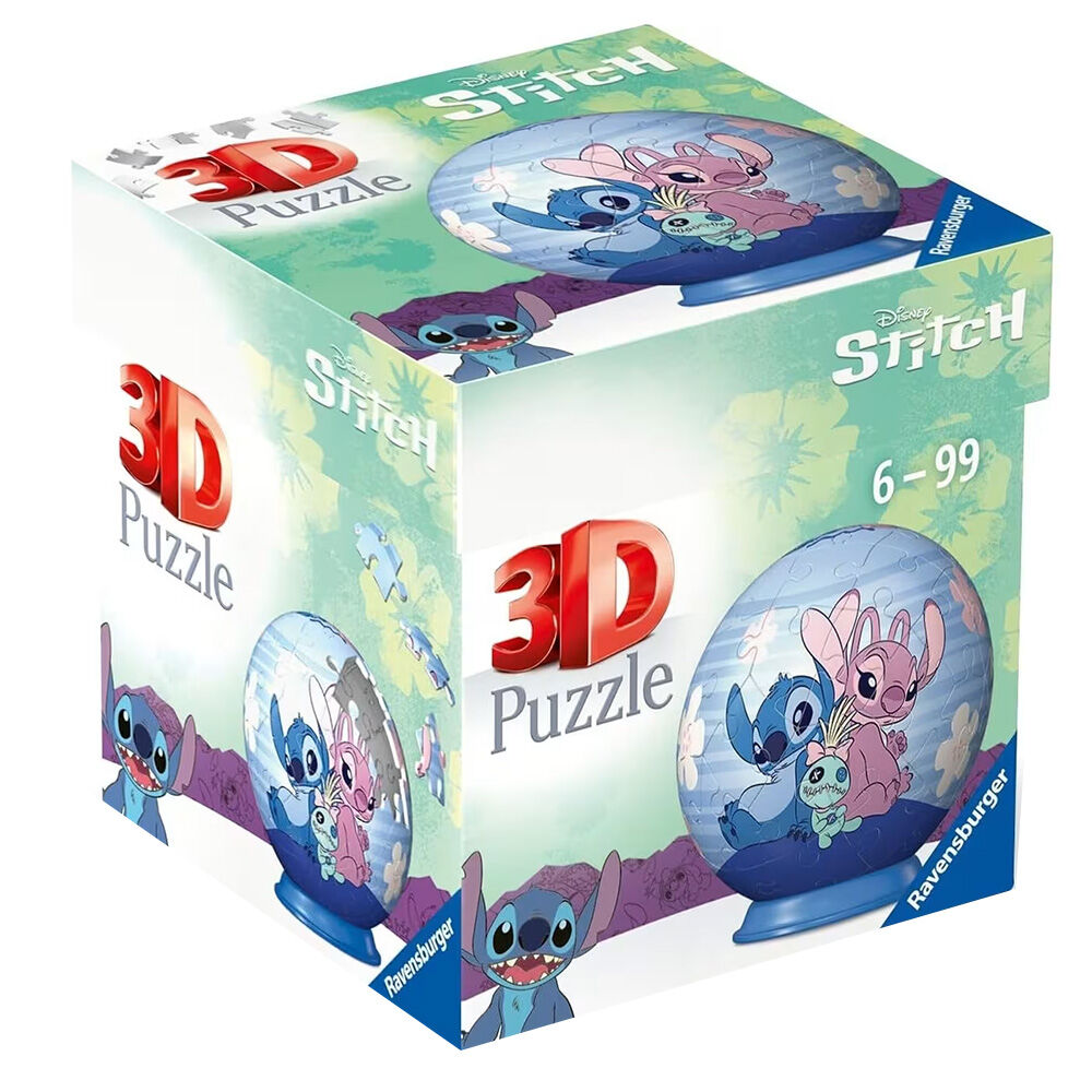 Stitch 3D Puzzleball Jigsaw Puzzle 55pc
