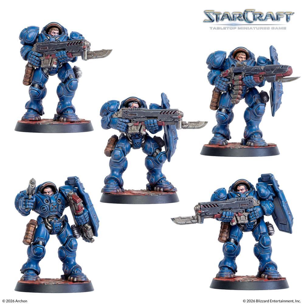 Starcraft Tabletop Miniatures Game: Terran - Marine - Expansion Set