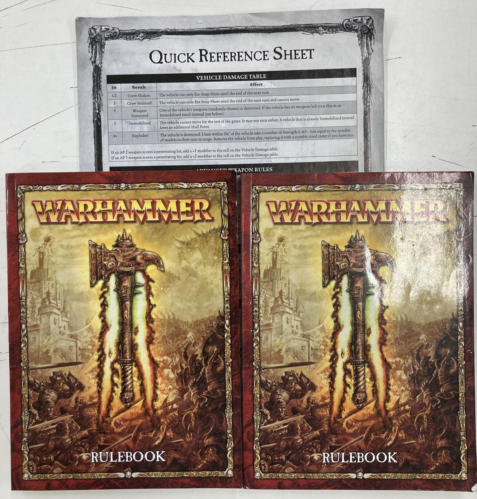 Warhammer Fantasy Battles 8th Edition Bundle (Second Hand)