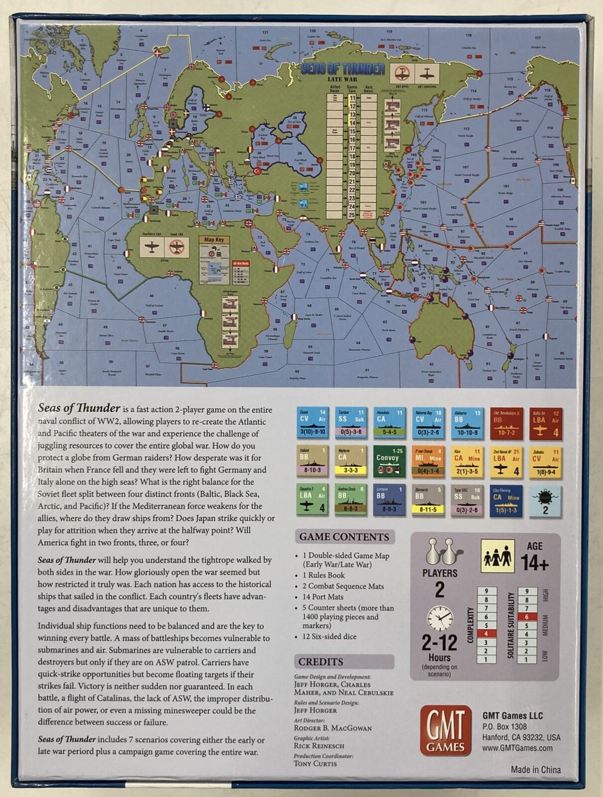 Seas of Thunder: Global Naval Warfare, 1939-45 (Second Hand)