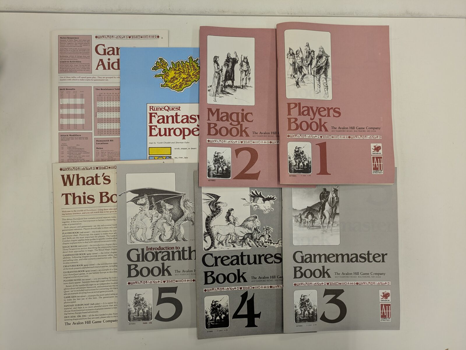 Runequest 3rd Edition: Deluxe Set (Second Hand)